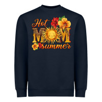 Navy hot mom summer Heavyweight Sweatshirt - HRA Design Shop