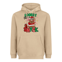 Mushroom lookin' like a snack christmas character Heavyweight Hoodie - MaliasSmallBusiness