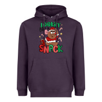 Plum lookin' like a snack christmas character Heavyweight Hoodie - MaliasSmallBusiness