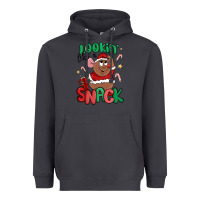 Smoke lookin' like a snack christmas character Heavyweight Hoodie - MaliasSmallBusiness