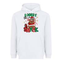 White lookin' like a snack christmas character Heavyweight Hoodie - MaliasSmallBusiness