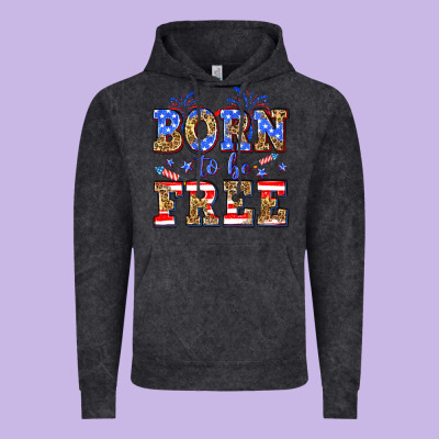 Born To Be Free Vintage Hoodie Designed By Neo Western