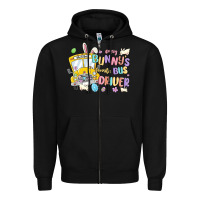 Black every bunny's favorite bus driver malia Zipper Hoodie - MaliasSmallBusiness