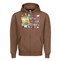 Chestnut every bunny's favorite bus driver malia Zipper Hoodie - MaliasSmallBusiness
