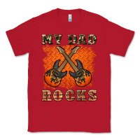 Red my dad rock Classic Tee - Artiststas