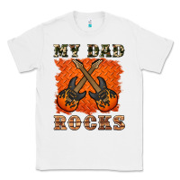 White my dad rock Classic Tee - Artiststas