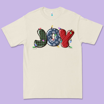 Premium Tee joy christmas lights