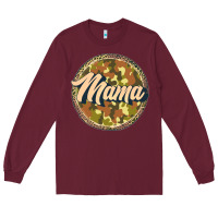 Burgundy mama   camouflage Long Sleeve Tee - JahusDesignShop