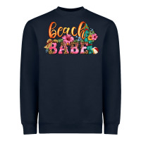 Navy beach babe Heavyweight Sweatshirt - HRA Design Shop