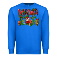 True Royal Mama Elf with Gift Christmas Premium Sweatshirt - NancyCooperArtShop