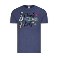 Vintage Denim i teach au some kids Vintage Tee - CowhideDigitalArt