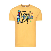 Vintage Mustard i teach au some kids Vintage Tee - CowhideDigitalArt