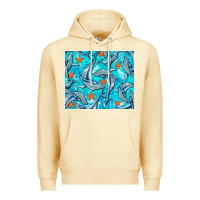 Pina Colada humpback whale mousepad Premium Hoodie - BarkalooDesign