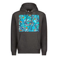 Smoke humpback whale mousepad Premium Hoodie - BarkalooDesign