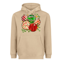 Mushroom merry christmas tree ball Heavyweight Hoodie - MaliasSmallBusiness