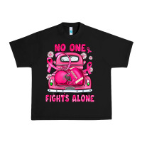 Black breast cancer no one fights alone truck football Urban Heavy Tee - JahusDesignShop
