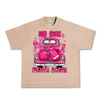 Burro breast cancer no one fights alone truck football Urban Heavy Tee - JahusDesignShop