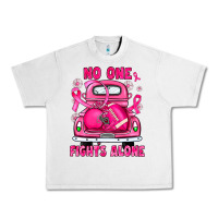 Lunar Rock breast cancer no one fights alone truck football Urban Heavy Tee - JahusDesignShop