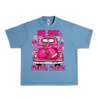 Breast Cancer No One Fights Alone Truck Football Urban Heavy Tee | Teevron