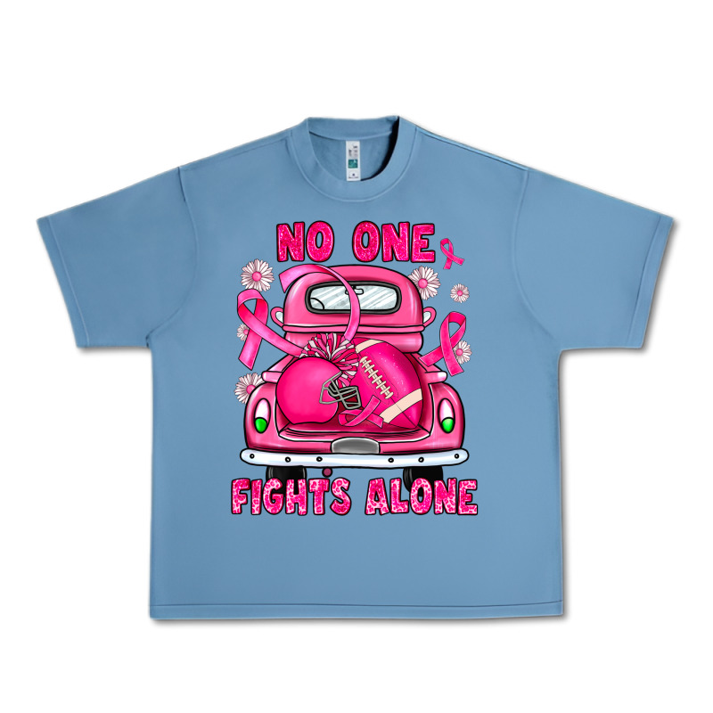 Breast Cancer No One Fights Alone Truck Football Urban Heavy Tee by JahusDesignShop | Teevron