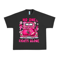 Pigment Black breast cancer no one fights alone truck football Urban Heavy Tee - JahusDesignShop