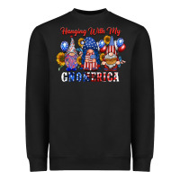 Black hangin with my gnomerica Heavyweight Sweatshirt - RacoonDesign
