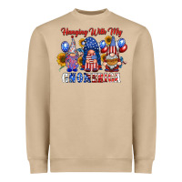 Mushroom hangin with my gnomerica Heavyweight Sweatshirt - RacoonDesign
