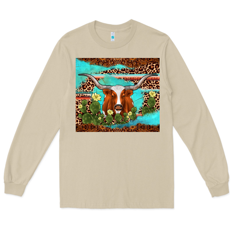 Longhorn Tumbler Long Sleeve Tee by AdoDesignShop | Teevron