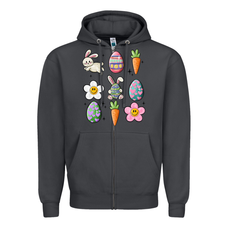 Easter Doodles Zipper Hoodie by MaliasSmallBusiness | Teevron