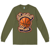 Army Green basketball mom Long Sleeve Tee - JahusDesignShop