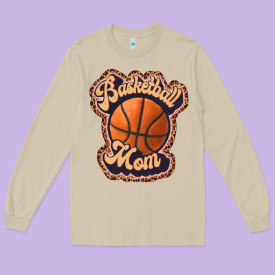 Basketball Mom Long Sleeve Tee Designed By Jahusdesignshop