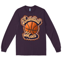 Plum basketball mom Long Sleeve Tee - JahusDesignShop