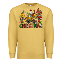Antique Gold I Dig Christmas Premium Sweatshirt - MaliasSmallBusiness