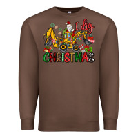 Chestnut I Dig Christmas Premium Sweatshirt - MaliasSmallBusiness
