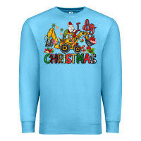 Ocean Blue I Dig Christmas Premium Sweatshirt - MaliasSmallBusiness