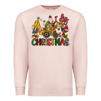 Pale Pink I Dig Christmas Premium Sweatshirt - MaliasSmallBusiness