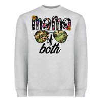 Heather Grey mama of both Heavyweight Sweatshirt - CowhideDigitalArt