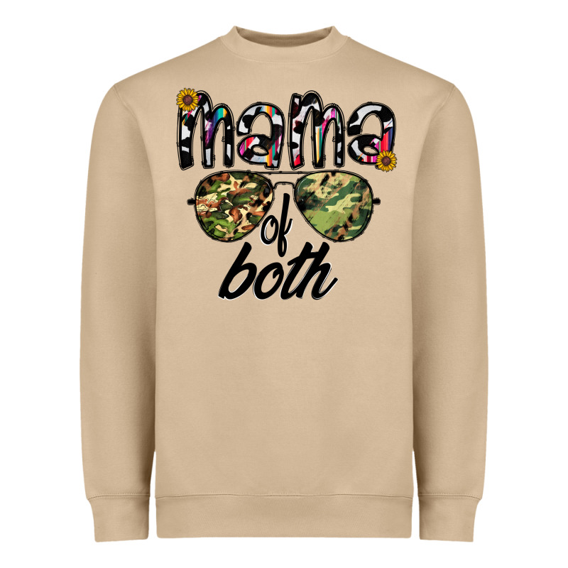 Mama Of Both Heavyweight Sweatshirt by CowhideDigitalArt | Teevron