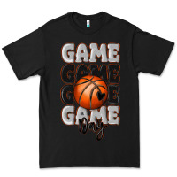 Black game day basketball bal Premium Tee - MaliasSmallBusiness