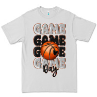 Dove Grey game day basketball bal Premium Tee - MaliasSmallBusiness