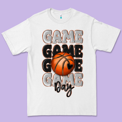 Premium Tee game day basketball bal