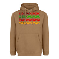 Toasted Coconut holiday spirit hohoho bright merry Heavyweight Hoodie - MaliasSmallBusiness