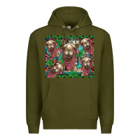 Army Green camel face Premium Hoodie - BarkalooDesign