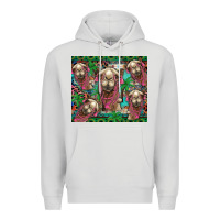 Dove Grey camel face Premium Hoodie - BarkalooDesign