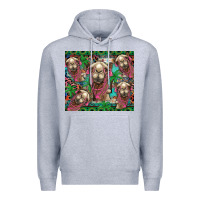 Heather Grey camel face Premium Hoodie - BarkalooDesign