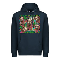 Navy camel face Premium Hoodie - BarkalooDesign