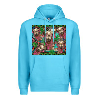 Ocean Blue camel face Premium Hoodie - BarkalooDesign