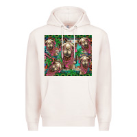 Pale Pink camel face Premium Hoodie - BarkalooDesign