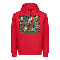 Red camel face Premium Hoodie - BarkalooDesign