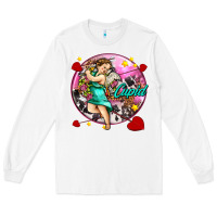White cupid with arrows and stars Long Sleeve Tee - AdoDesignShop